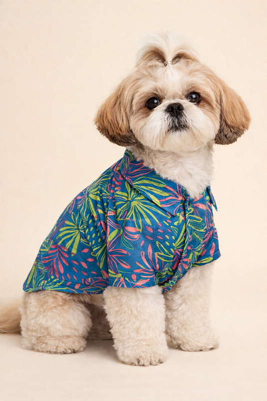 Tropical Breeze Dog Shirt – Premium Summer Wear for All Breeds