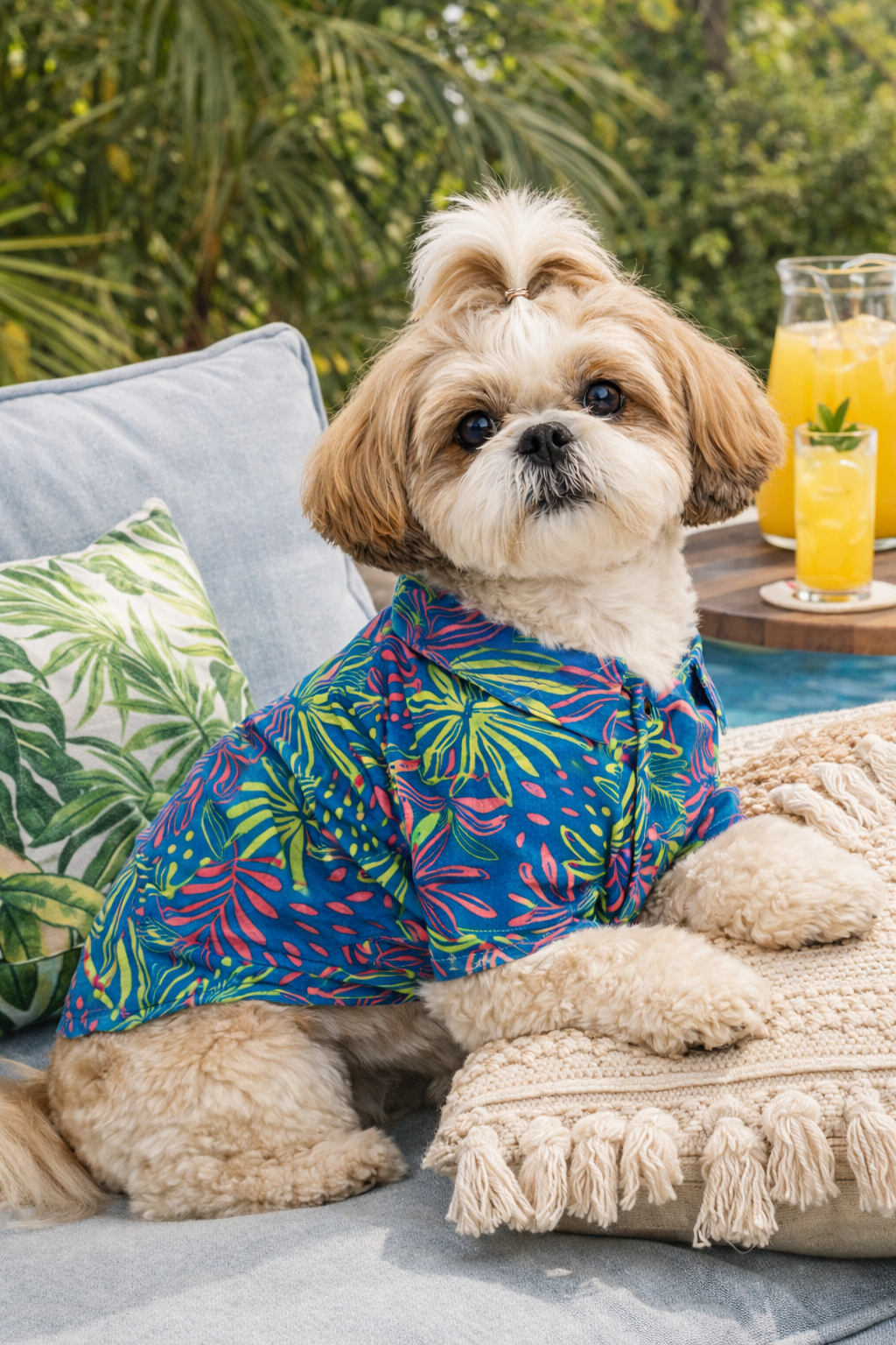 Tropical Breeze Dog Shirt – Premium Summer Wear for All Breeds