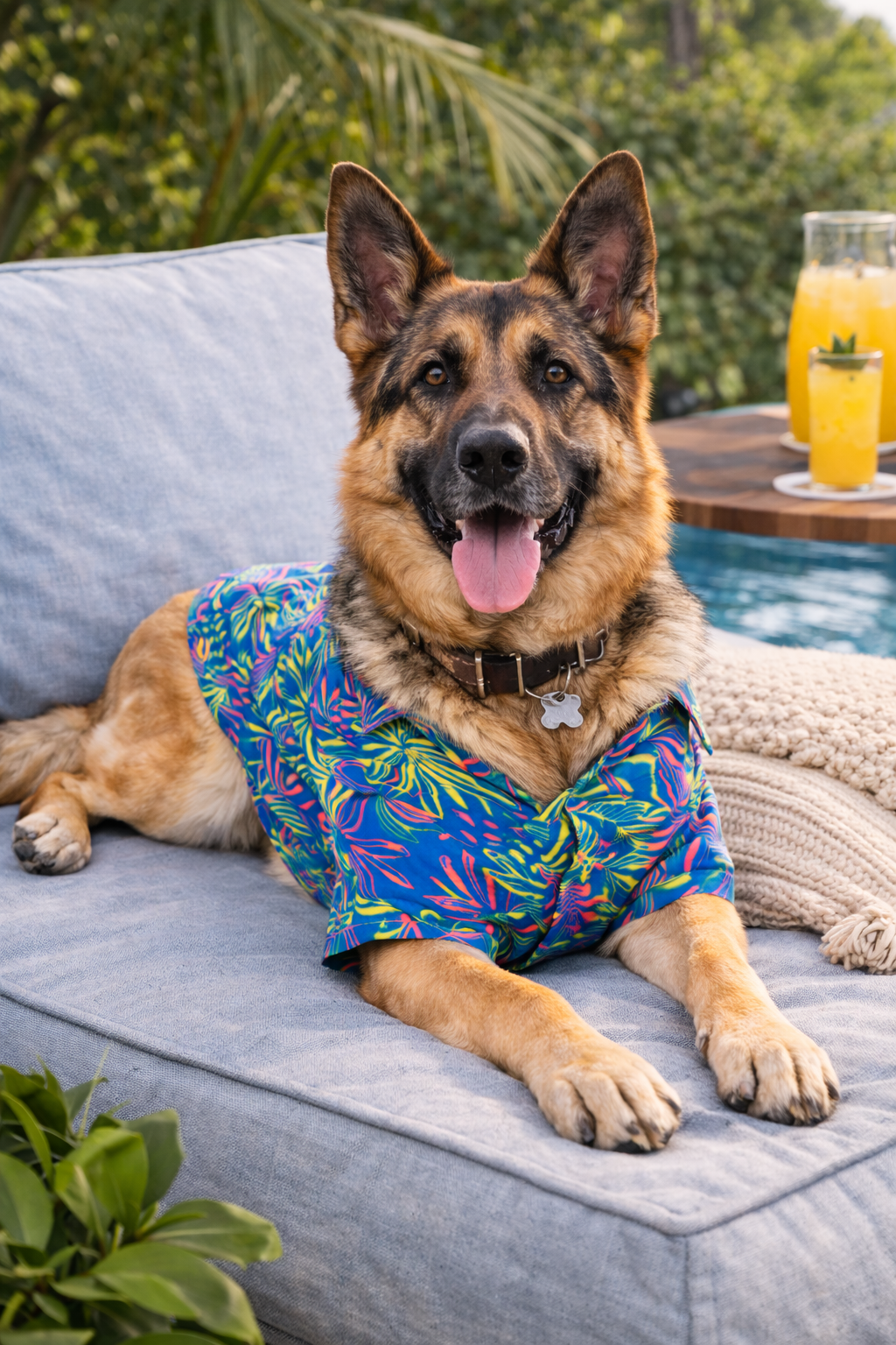 Tropical Breeze Dog Shirt – Premium Summer Wear for All Breeds
