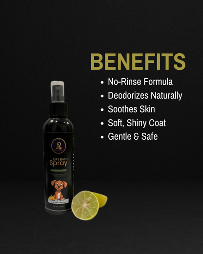 PETFFECTION LEMONGRASS FRESH DRY BATH SPRAY-200ML