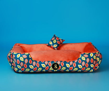 Petffection Papaya Paradise Plush Pet Bed