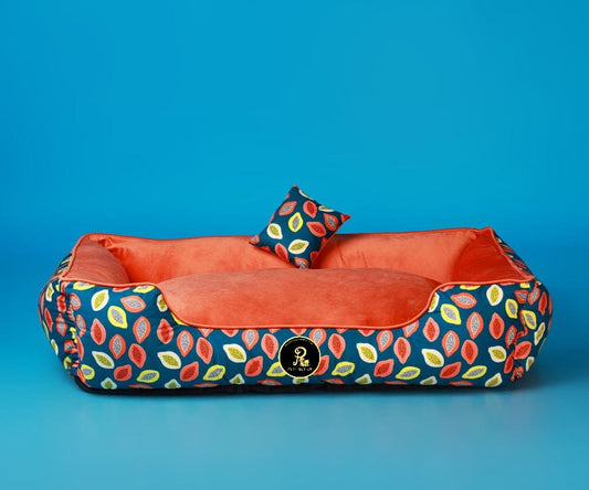 Petffection Papaya Paradise Plush Pet Bed