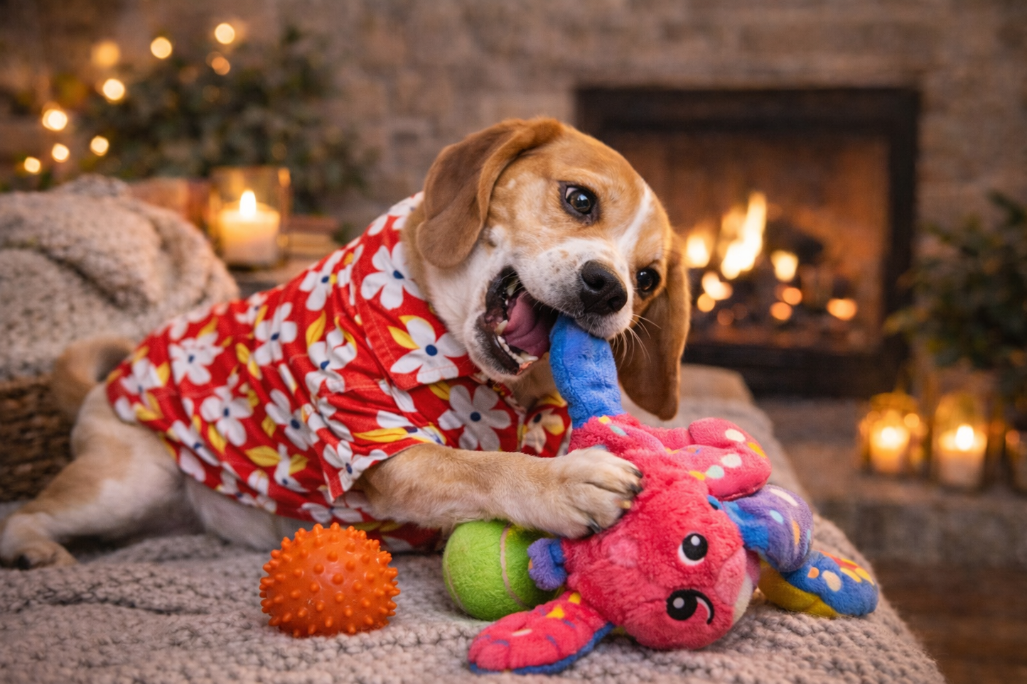 Floral Red Dog Shirt | Soft Breathable Cotton | Stylish & Comfortable Pet Outfit for Small, Medium & Large Dogs