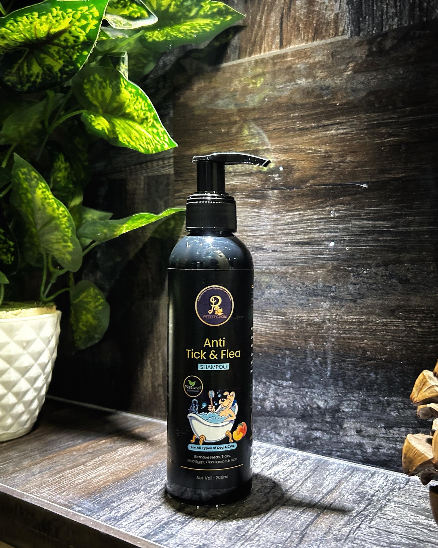 Petffection Anti Tick & Flea Shampoo – 200ml